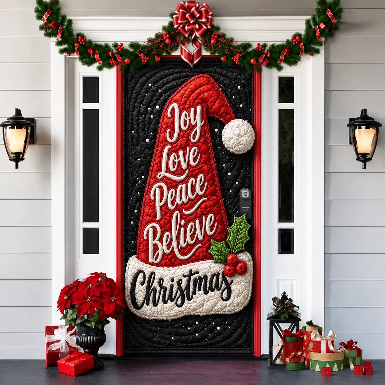 2026 3D Christmas front door decoration