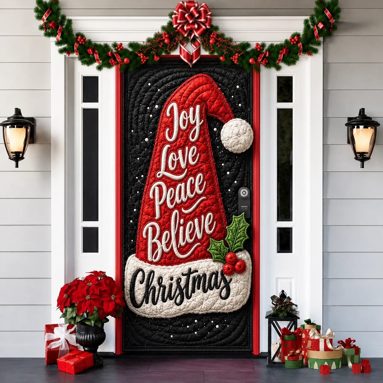 2026 3D Christmas front door decoration
