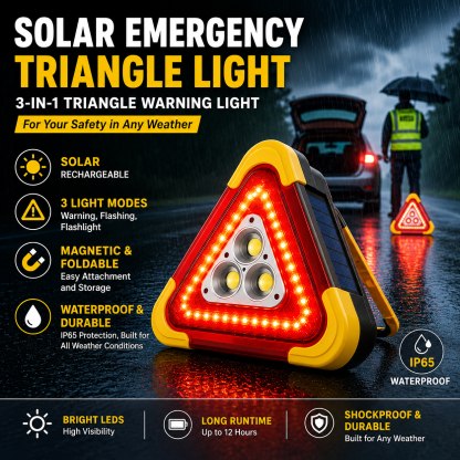 🚗 Super Value Deal – 48% OFF 🆘 3-in-1 LED Emergency Light – Perfect for breakdowns, camping, and travel! Combines a warning light, work light, and power bank in one 🔦🔋