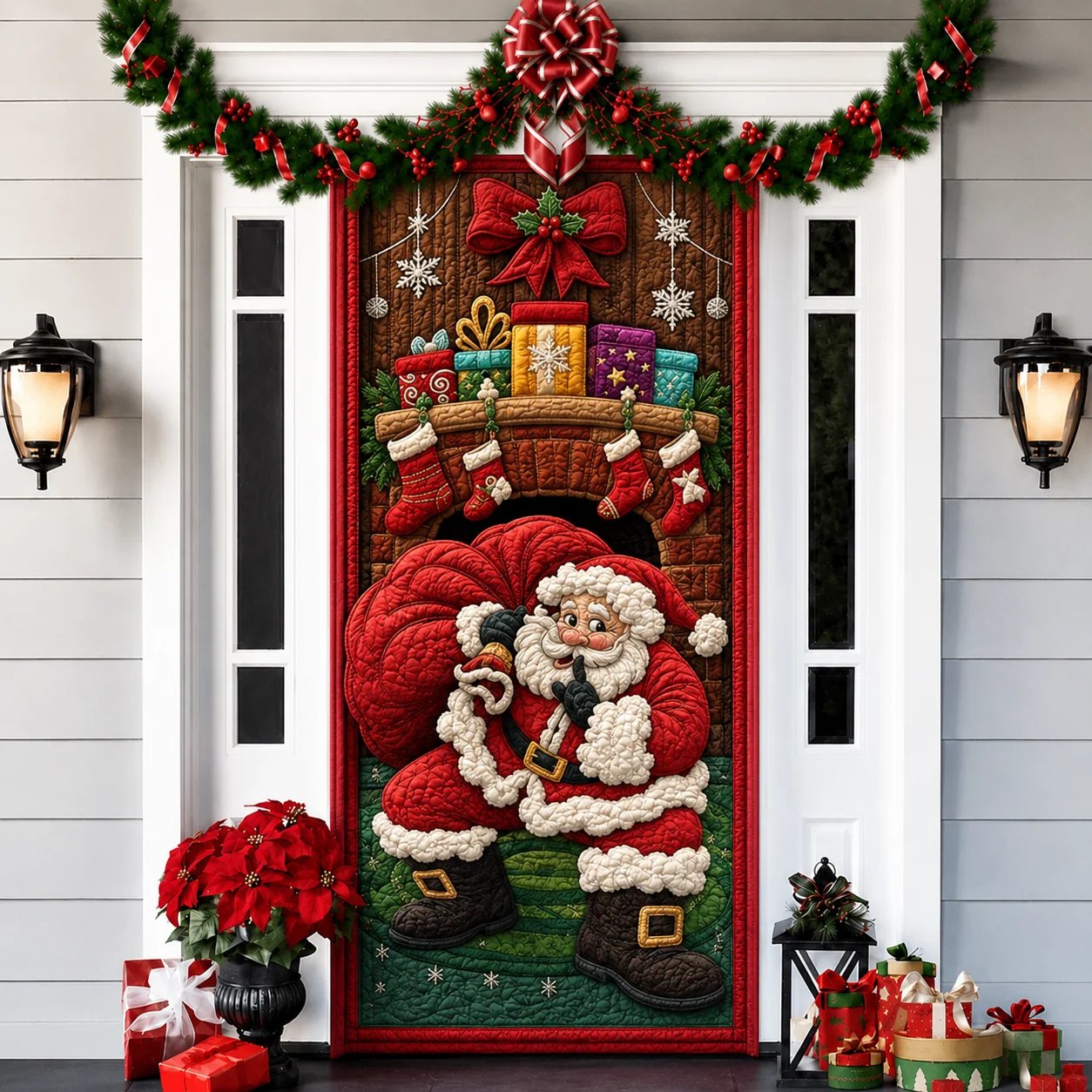 2026 3D Christmas front door decoration