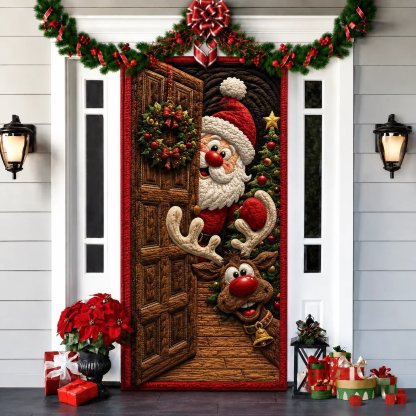 2026 3D Christmas front door decoration