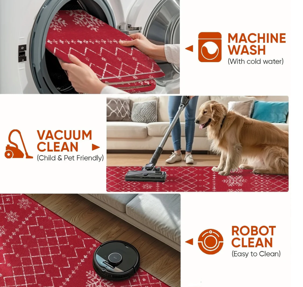 3D Stereoscopic Runner Carpet with Cat Bee Dragonfly Bear Turtle Polar Bear Patterns High-Density Polyester Non-Slip Wear-Resistant Washable Hallway Rug for Corridor Living Room Home Decor