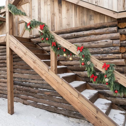 🎄💥BUY 1 GET 1 FREE (2 PCS) | Lifelike Winter Pine Greenery for Christmas Mantle, Table & Wall Decor