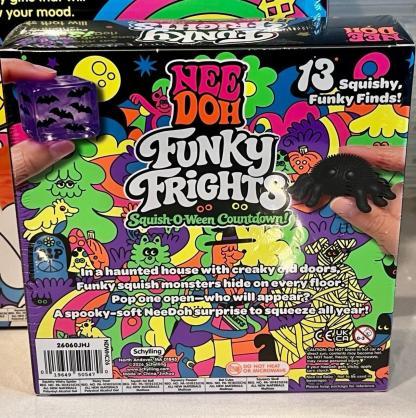 NeeDoh Funky Frights Countdown Halloween 2026 Calendar