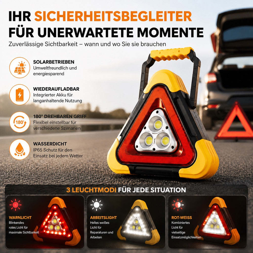 🚗Großes Sonderangebot – 49% Rabatt🆘 3-IN-1 LED-Notfalllicht – für Pannen, Camping & Reisen! Warnlicht, Arbeitslicht & Powerbank 🔦🔋