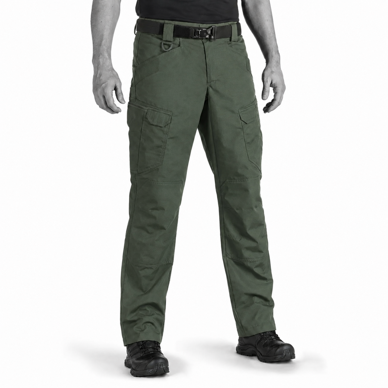 Lightweight Waterproof Ripstop Pants With 8 Pockets, Elastic Waistband-Unisex Stretch Fit