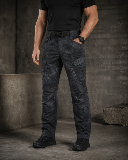Lightweight Waterproof Ripstop Pants With 8 Pockets, Elastic Waistband-Unisex Stretch Fit