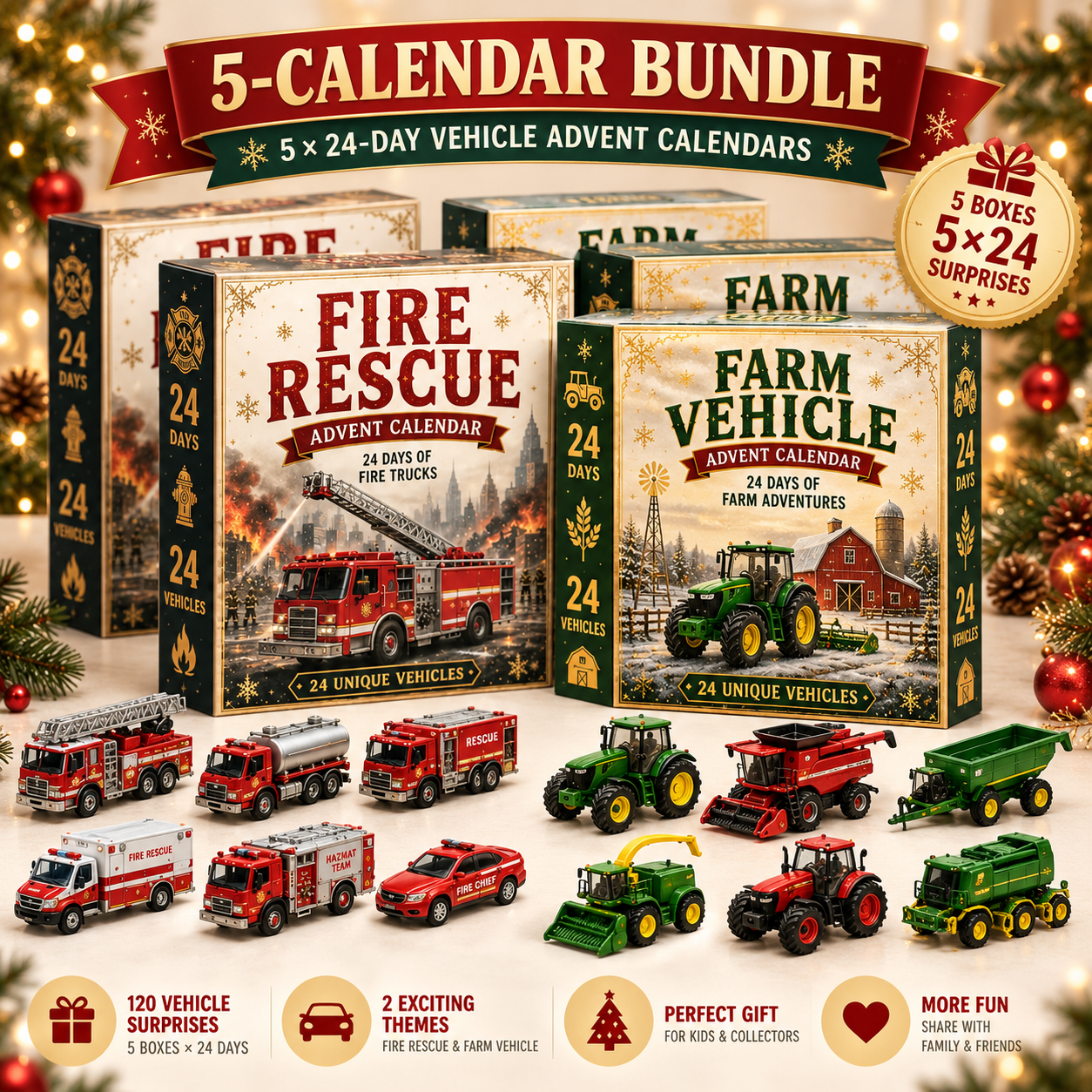 🎄 24-Day Vehicle Advent Calendar