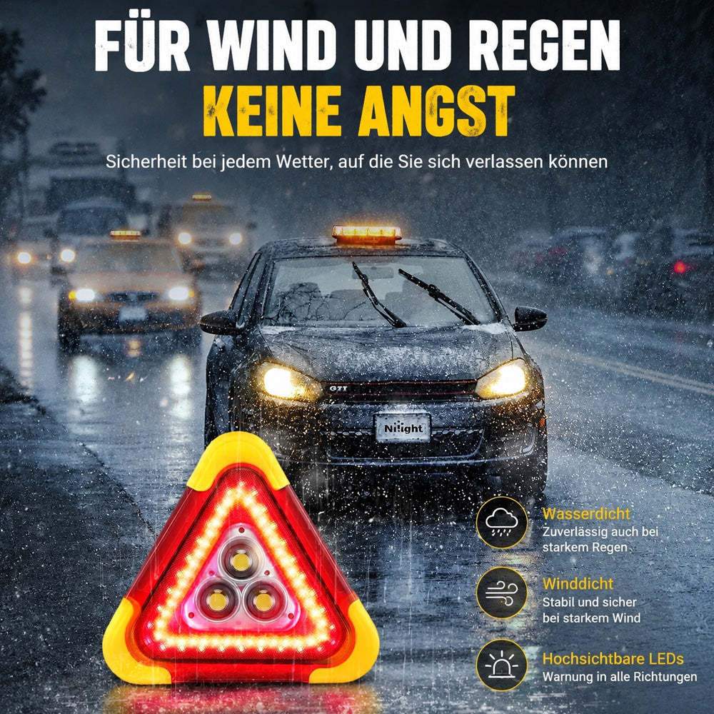 🚗Großes Sonderangebot – 49% Rabatt🆘 3-IN-1 LED-Notfalllicht – für Pannen, Camping & Reisen! Warnlicht, Arbeitslicht & Powerbank 🔦🔋