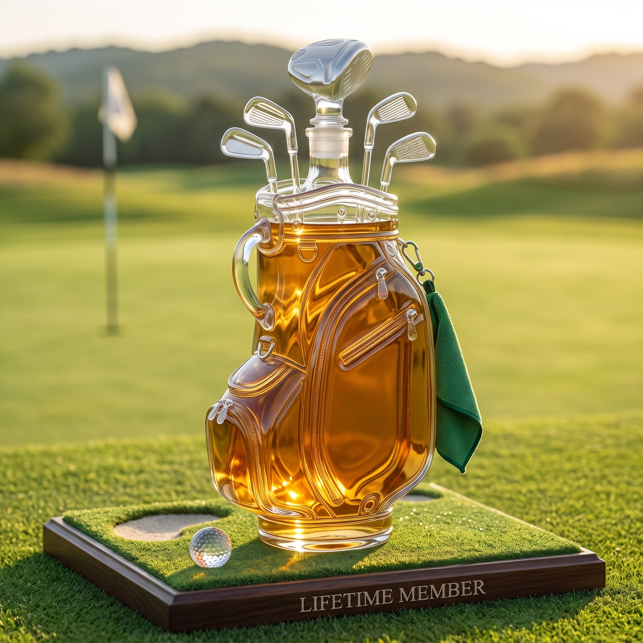 The 19th Hole — Golf Bag Whiskey Decanter