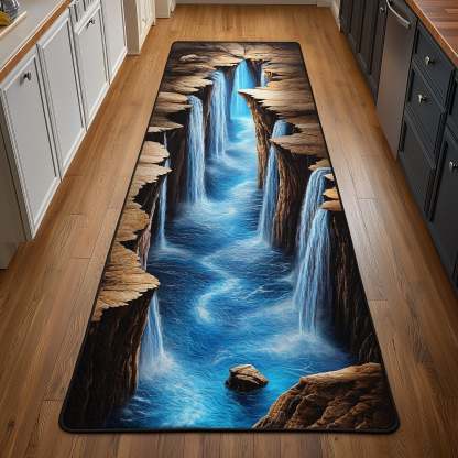 3D The Deep Crack Runner Rug