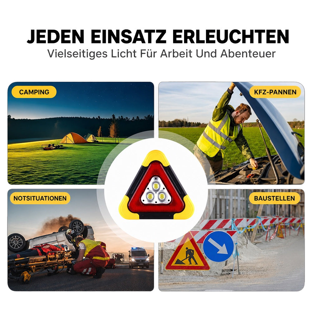 🚗Großes Sonderangebot – 49% Rabatt🆘 3-IN-1 LED-Notfalllicht – für Pannen, Camping & Reisen! Warnlicht, Arbeitslicht & Powerbank 🔦🔋