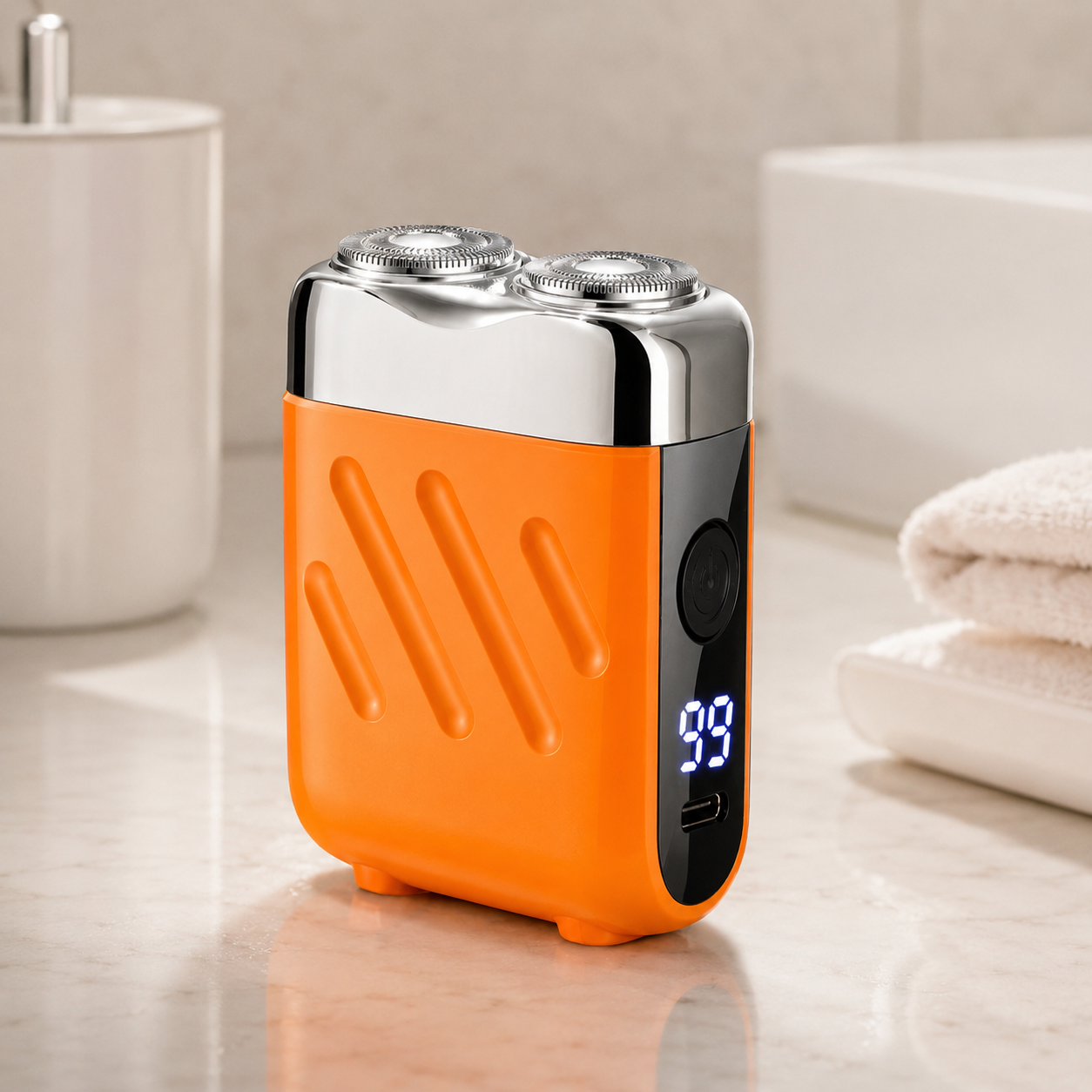 Suggested image: recommended product card image of the new generation dual-head pocket shaver