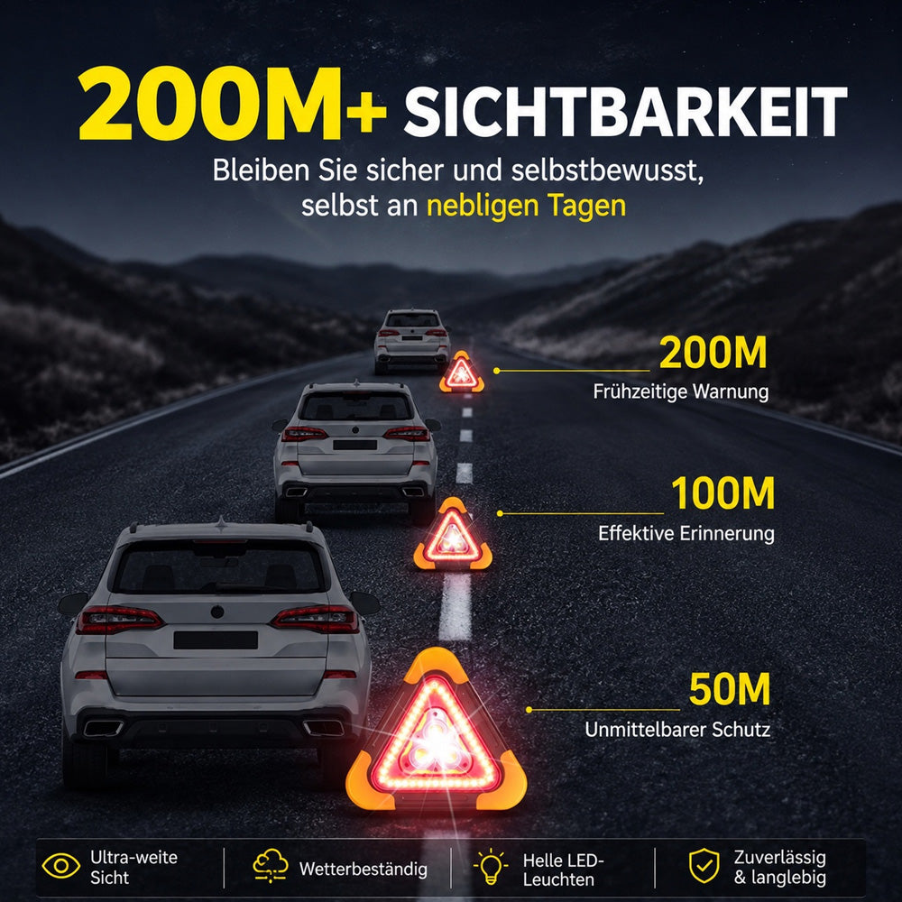 🚗Großes Sonderangebot – 49% Rabatt🆘 3-IN-1 LED-Notfalllicht – für Pannen, Camping & Reisen! Warnlicht, Arbeitslicht & Powerbank 🔦🔋