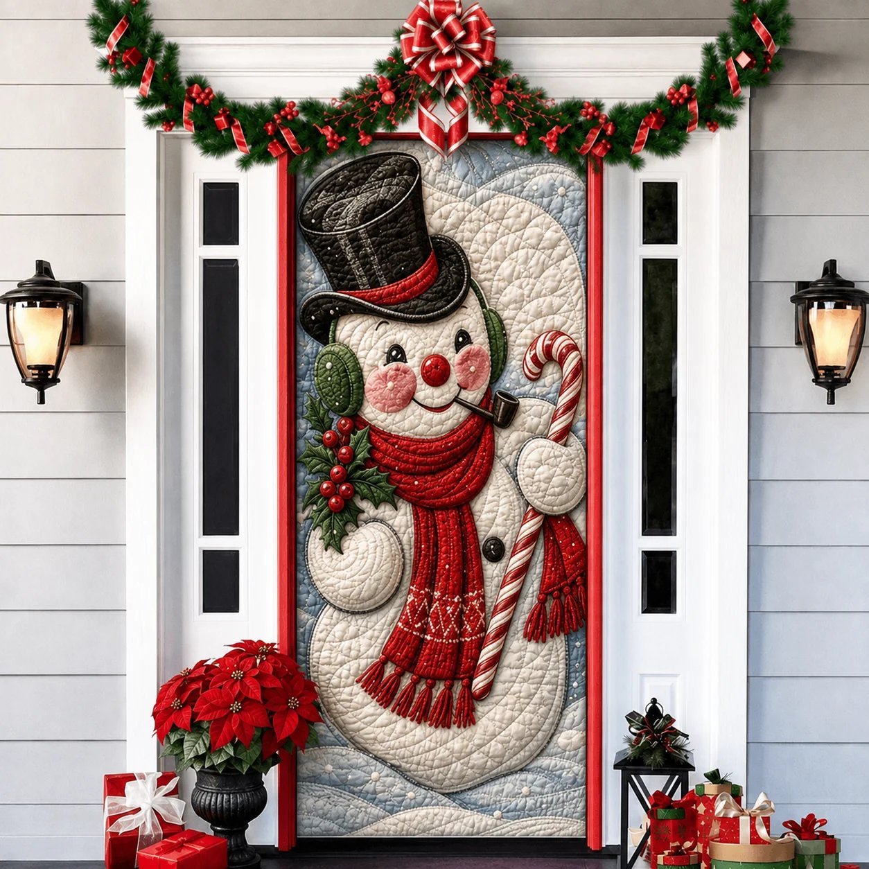 2026 3D Christmas front door decoration