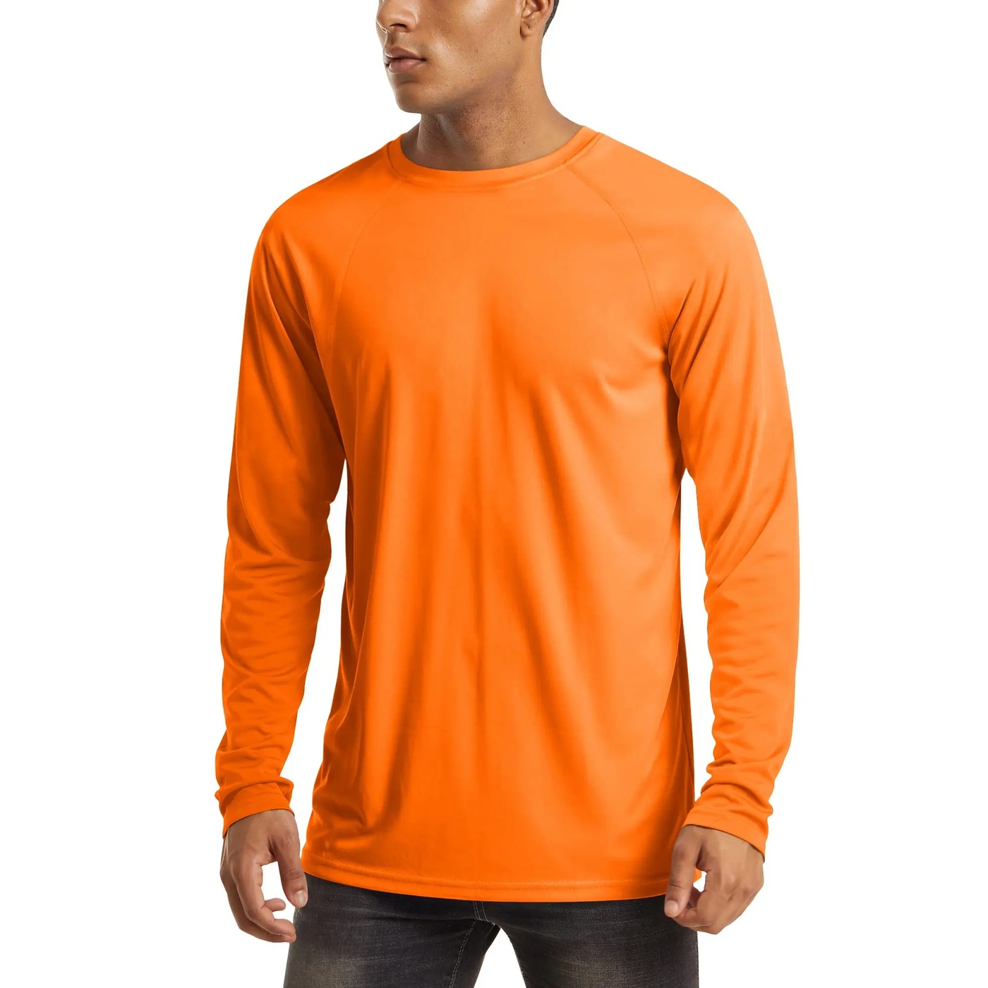 Men's UPF 50+ Quick-Dry Long Sleeve Sun Shirt Multi-Pack - Lightweight Outdoor UV Protection Tee