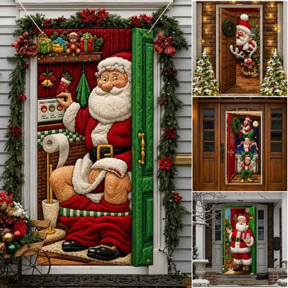 2026 3D Christmas front door decoration