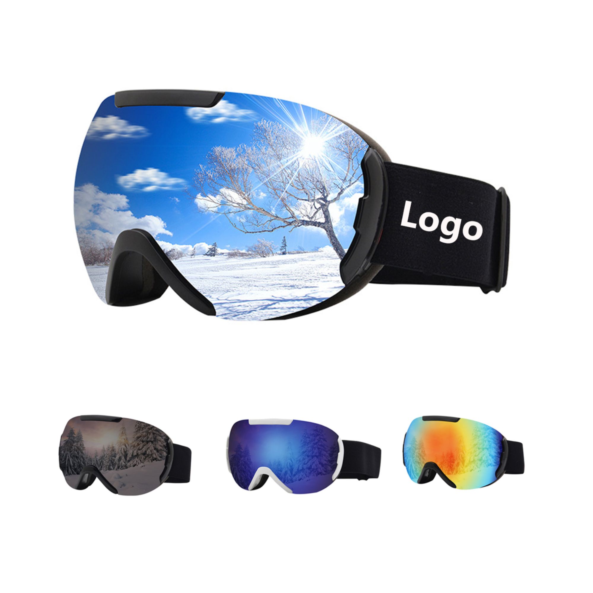 Anti-Fog Ski Goggles