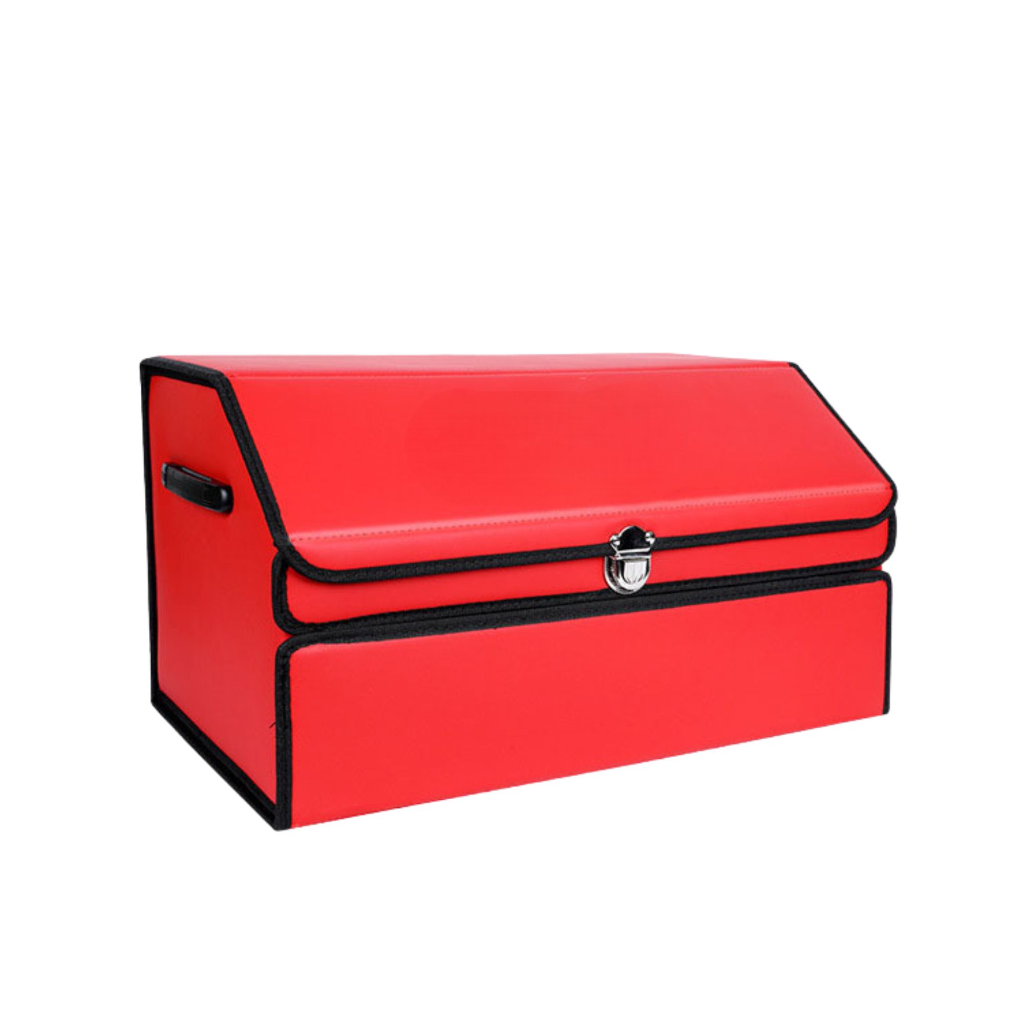 Car trunk leather storage box