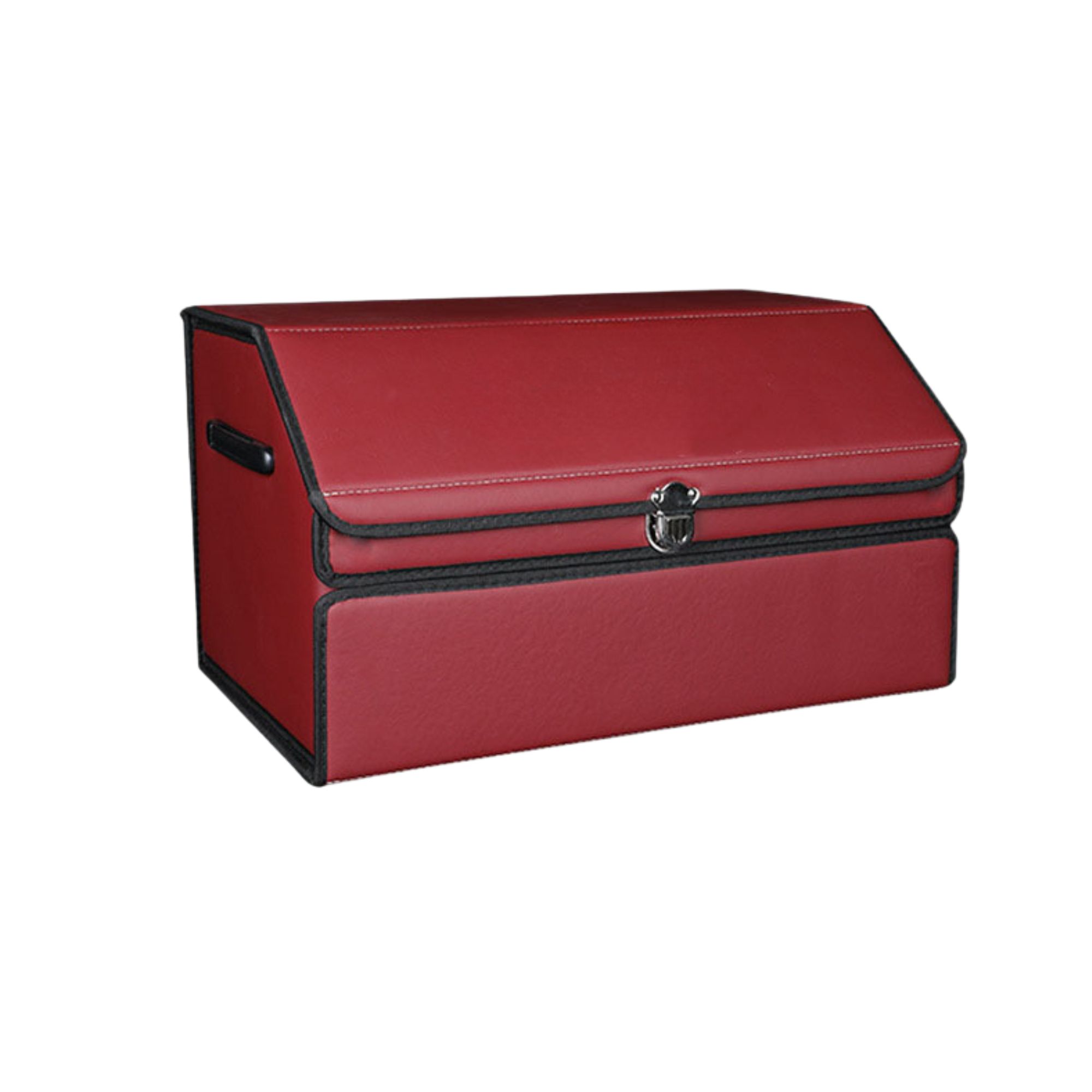 Car trunk leather storage box