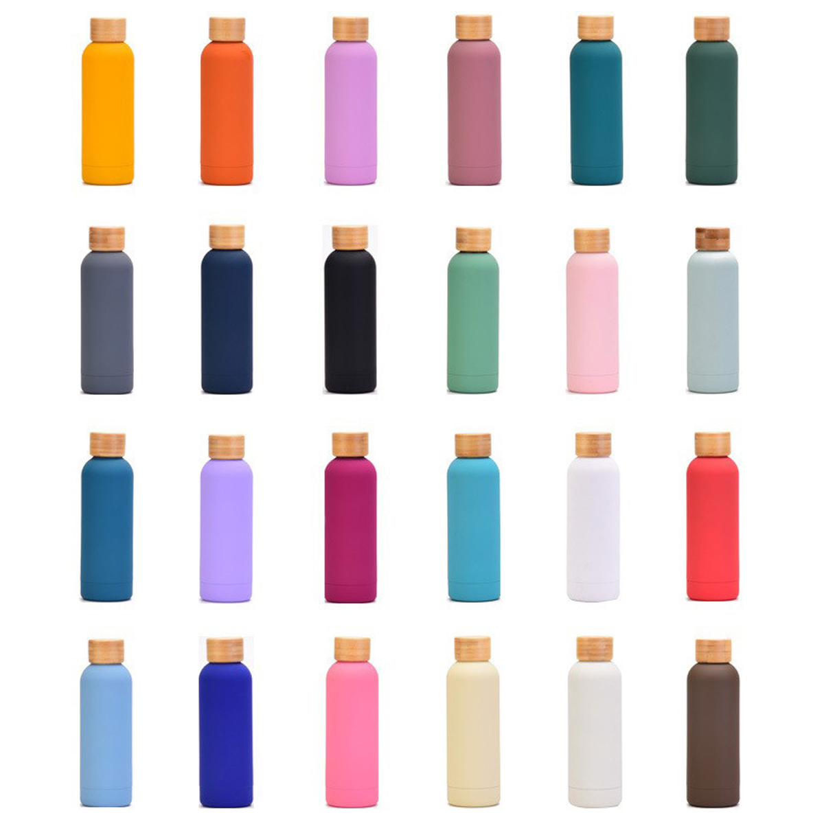 17oz sports water bottle with Bamboo Lid