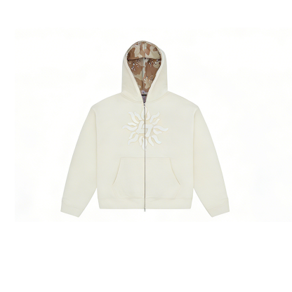 LIBITY ZIP HOODIE (WHITE)