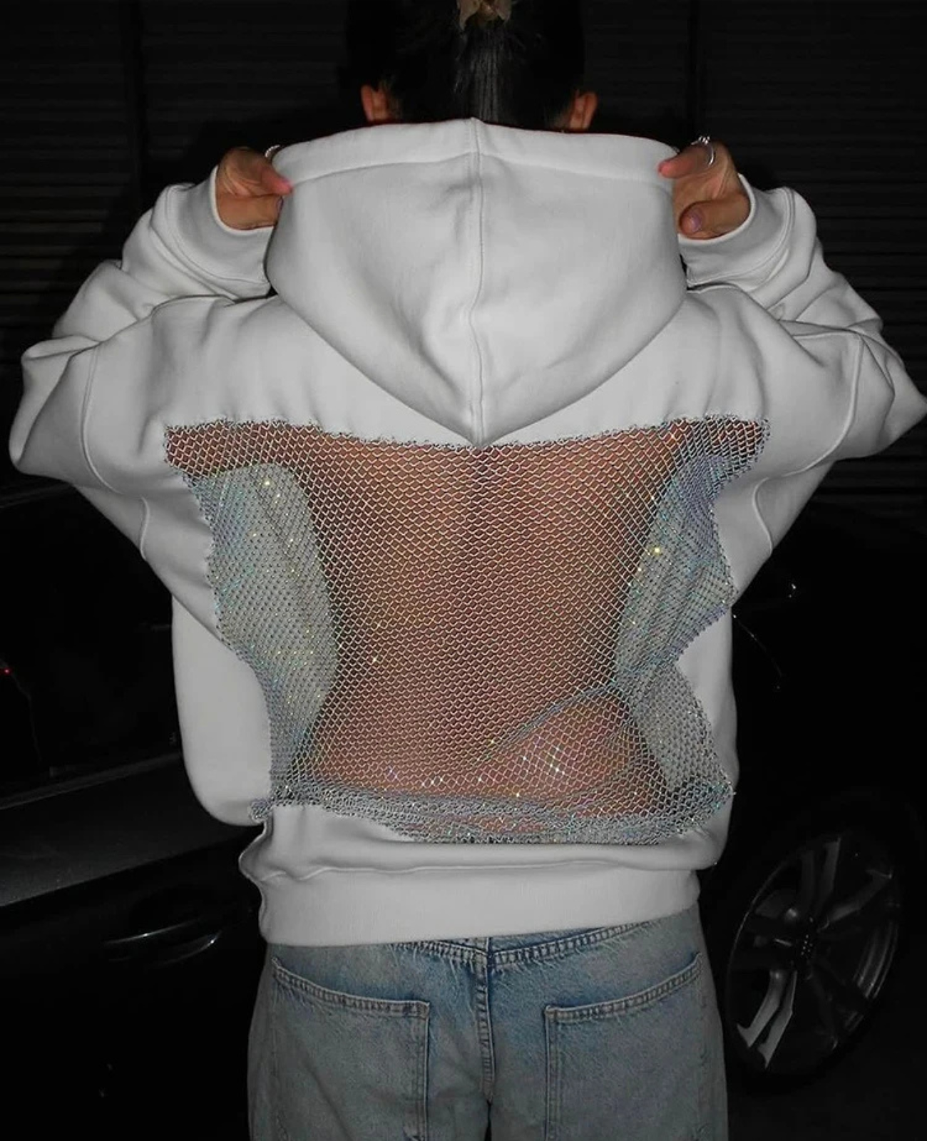 Backless Hoodie - Harajuku