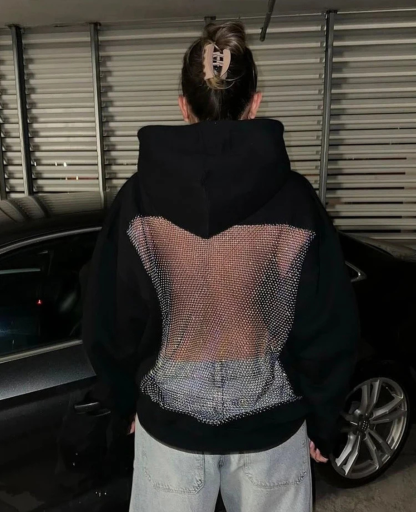 Backless Hoodie - Harajuku