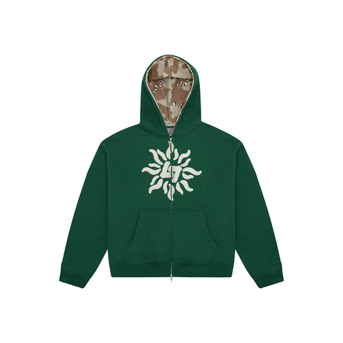 LIBITY ZIP HOODIE (GREEN)