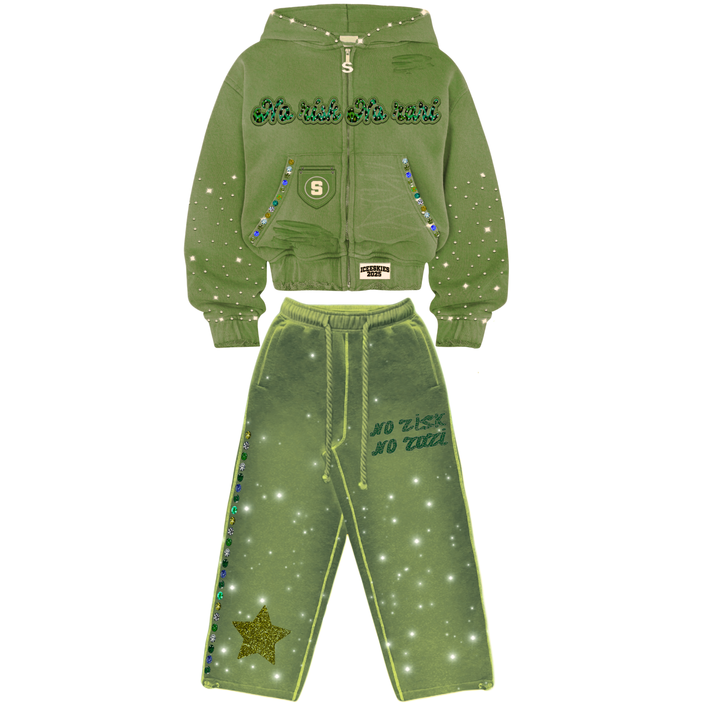 Olive Green Tracksuit