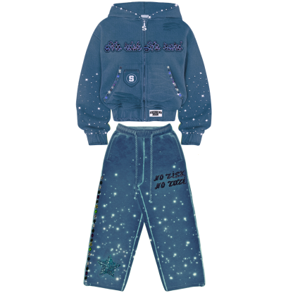 Navy Blue Tracksuit