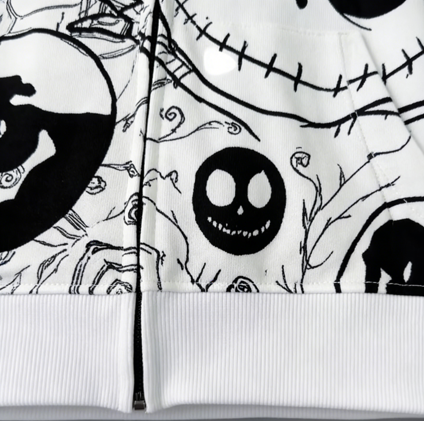 The Nightmare Before Christmas Off-White All-Over Graffiti Hoodie