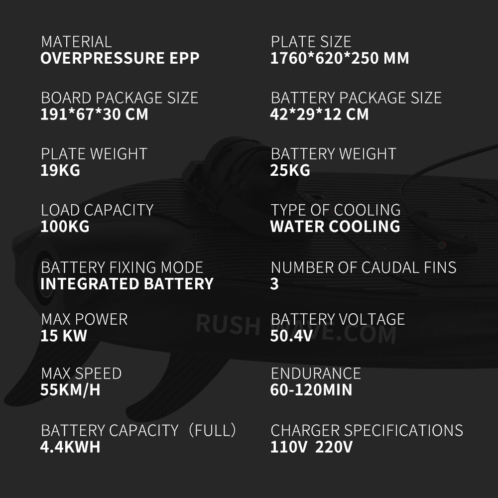 RUSH WAVE |电动冲浪板|黑骑士G2 |新款推荐