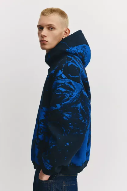 Stranger Things tie-dye hood sweatshirt