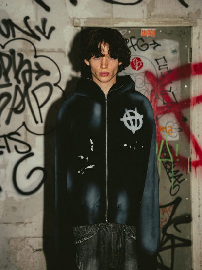 ANARCHAOS BALACLAVA ZIP-UP HOODIE