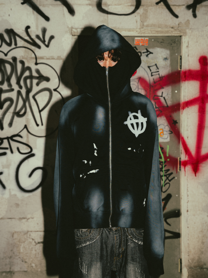 ANARCHAOS BALACLAVA ZIP-UP HOODIE