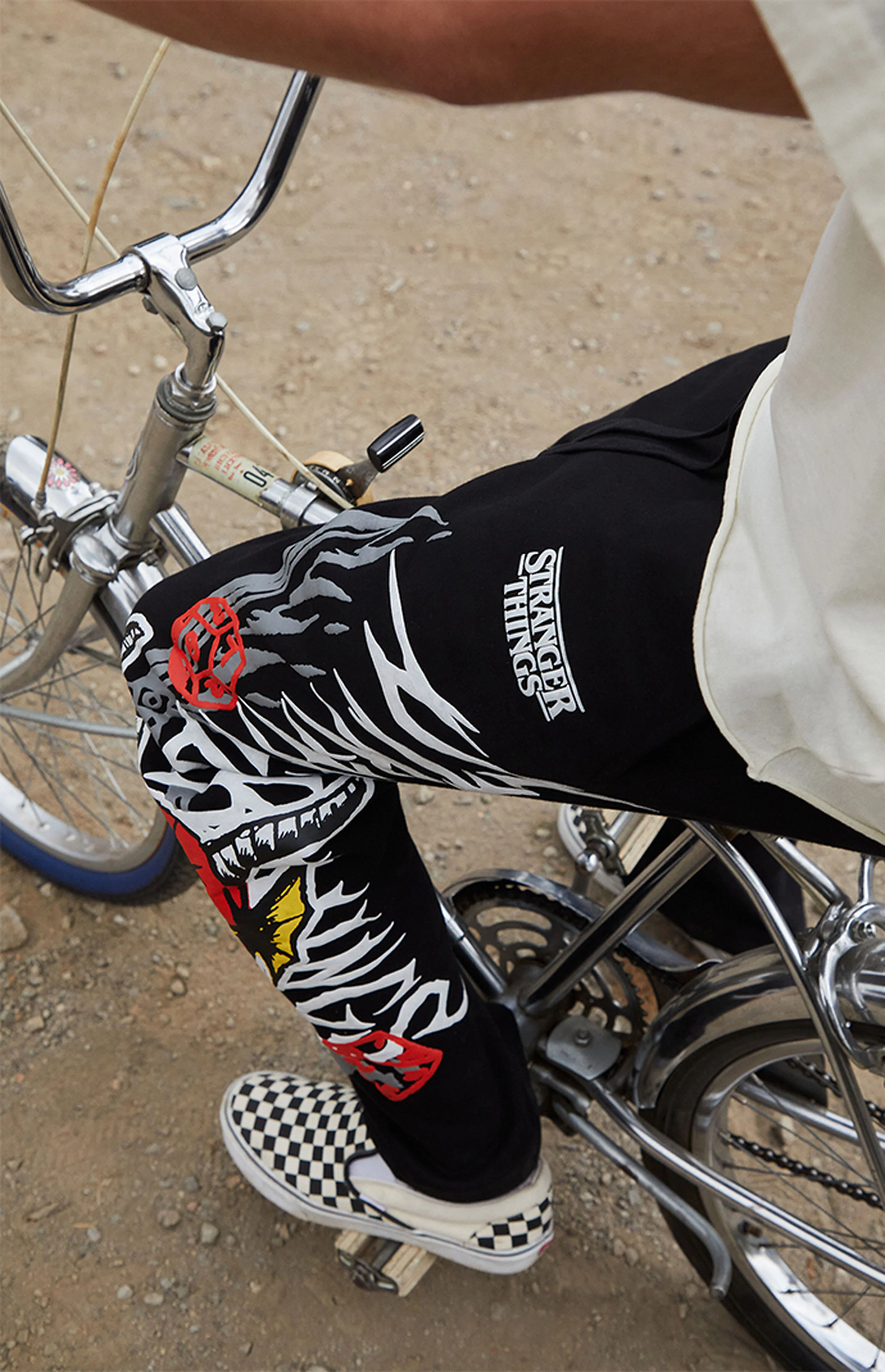 Stranger Things Black Hellfire Club Baggy Sweatpants