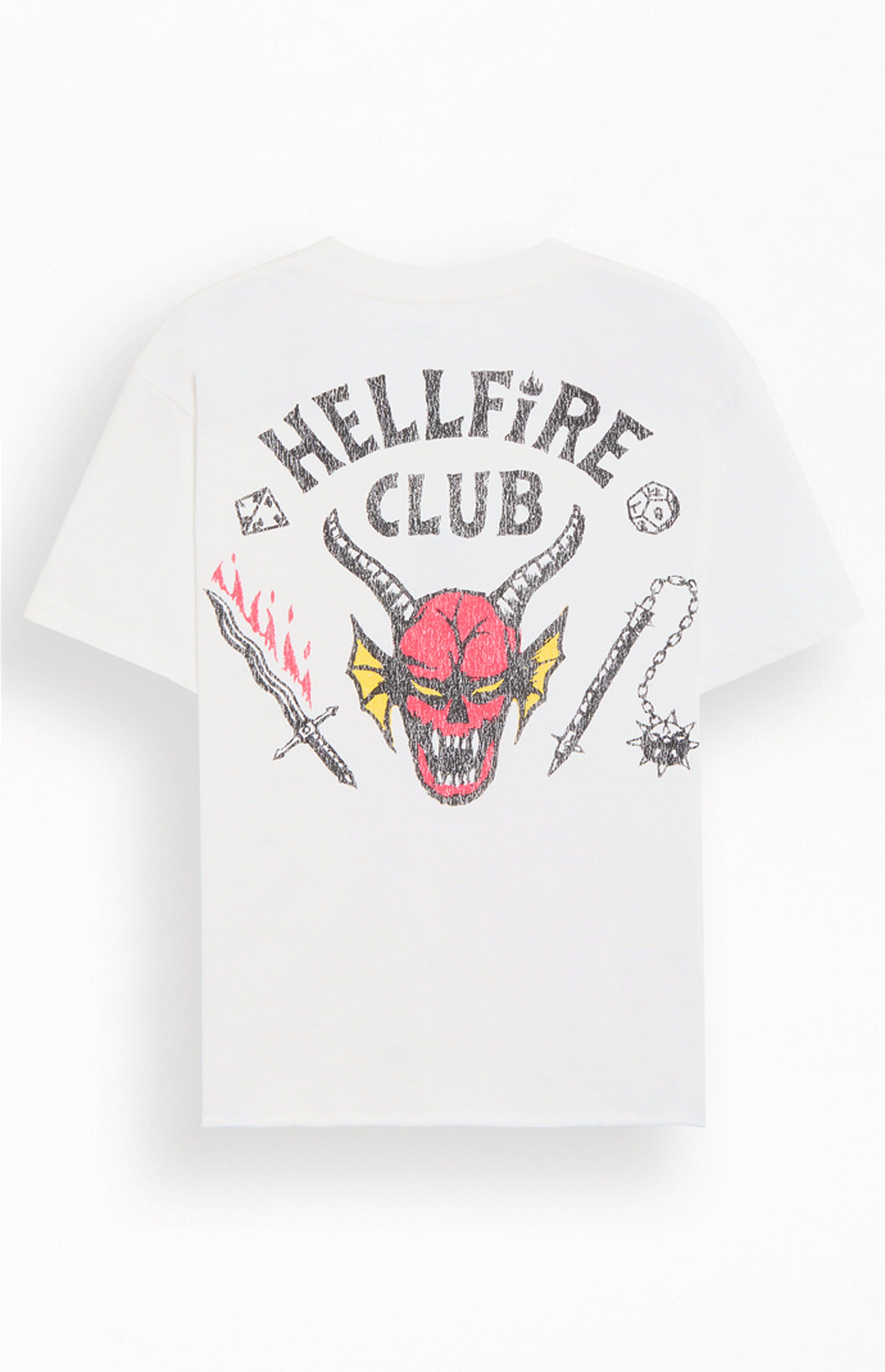 Stranger Things Hellfire Club Cropped T-Shirt