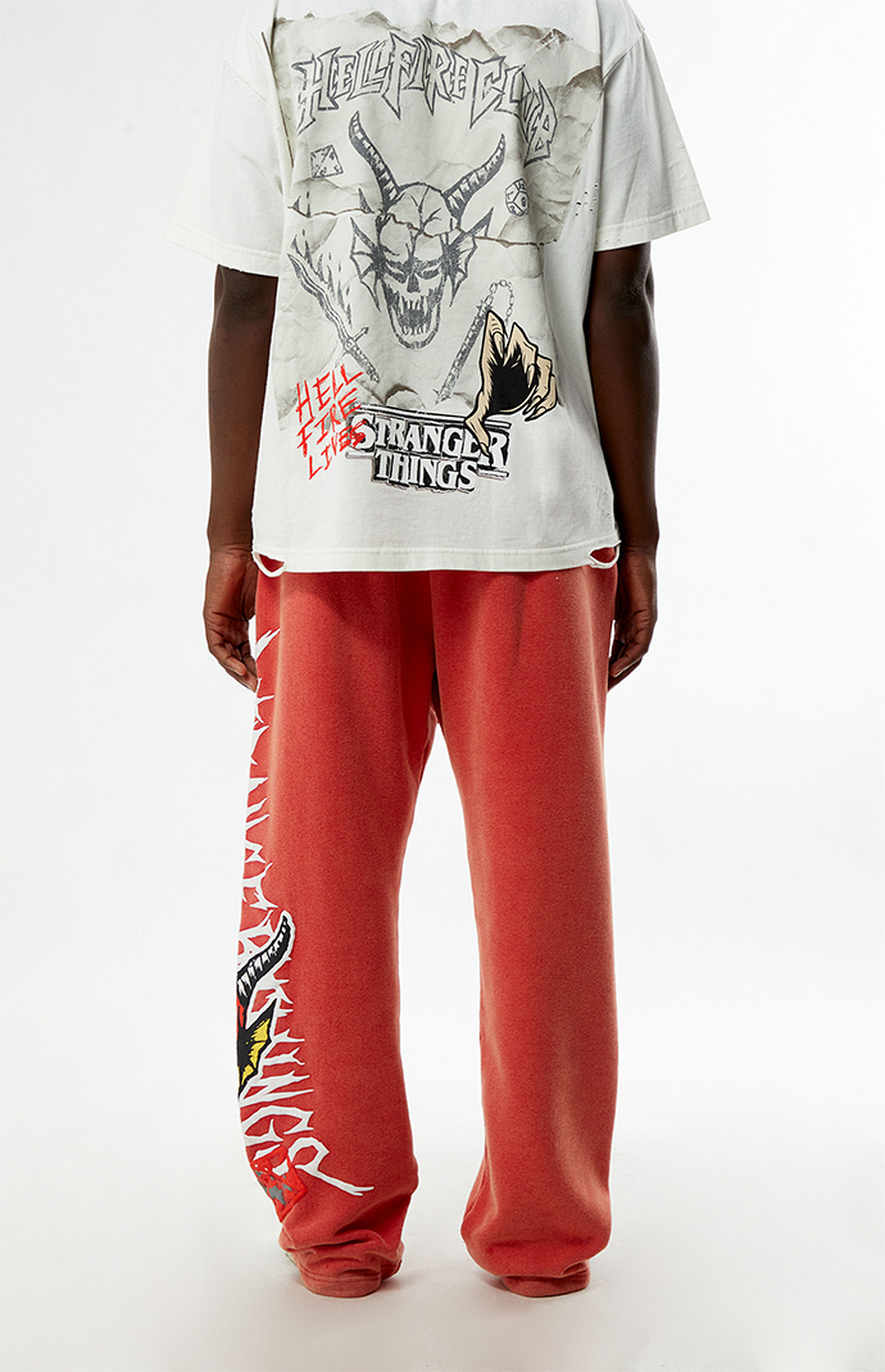 Stranger Things Red Hellfire Club Baggy Sweatpants