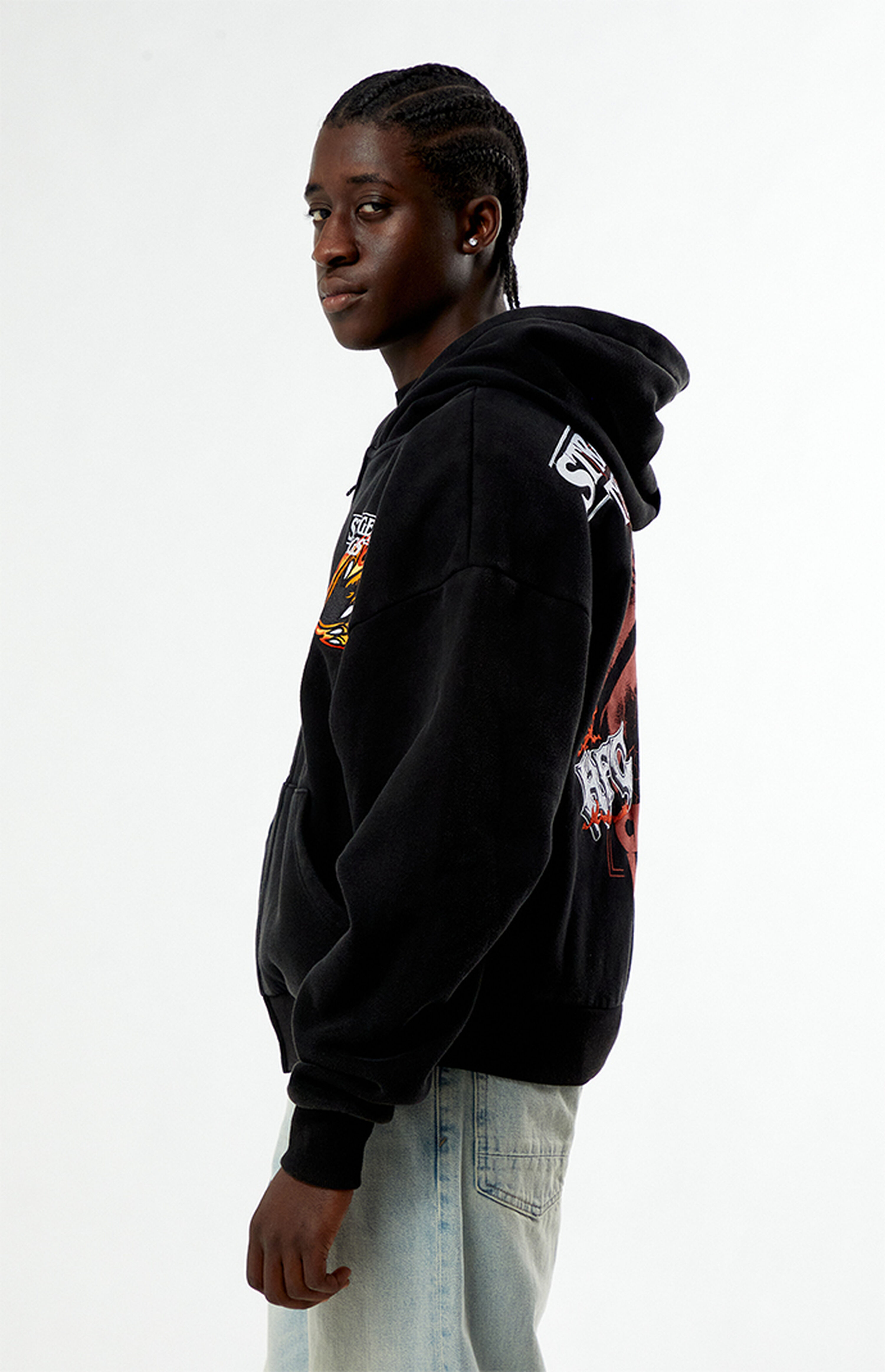 Stranger Things Creatures Welcome Zip Up Hoodie