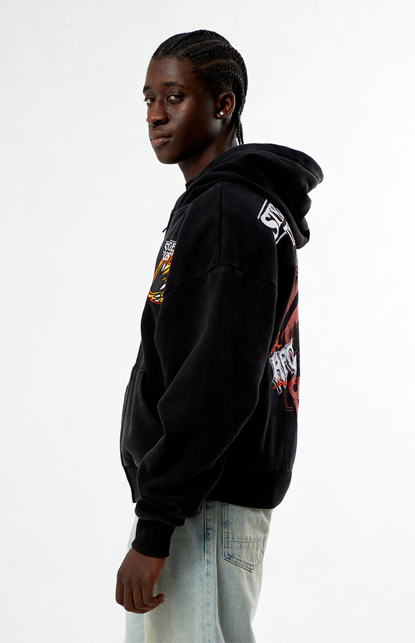 Stranger Things Creatures Welcome Zip Up Hoodie