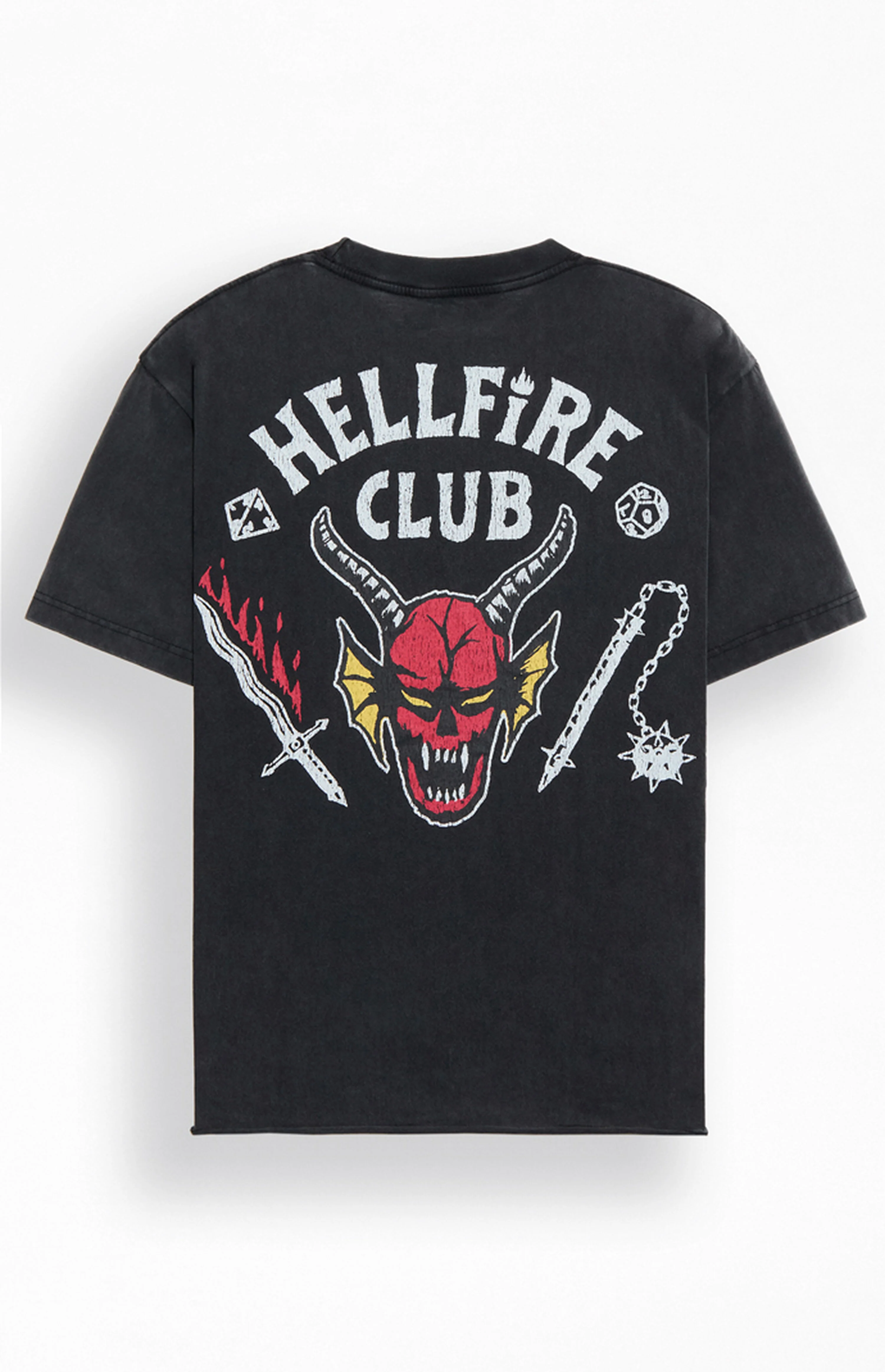 Stranger Things Hellfire Club Cropped T-Shirt