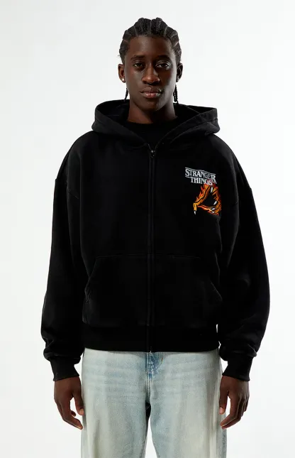 Stranger Things Creatures Welcome Zip Up Hoodie