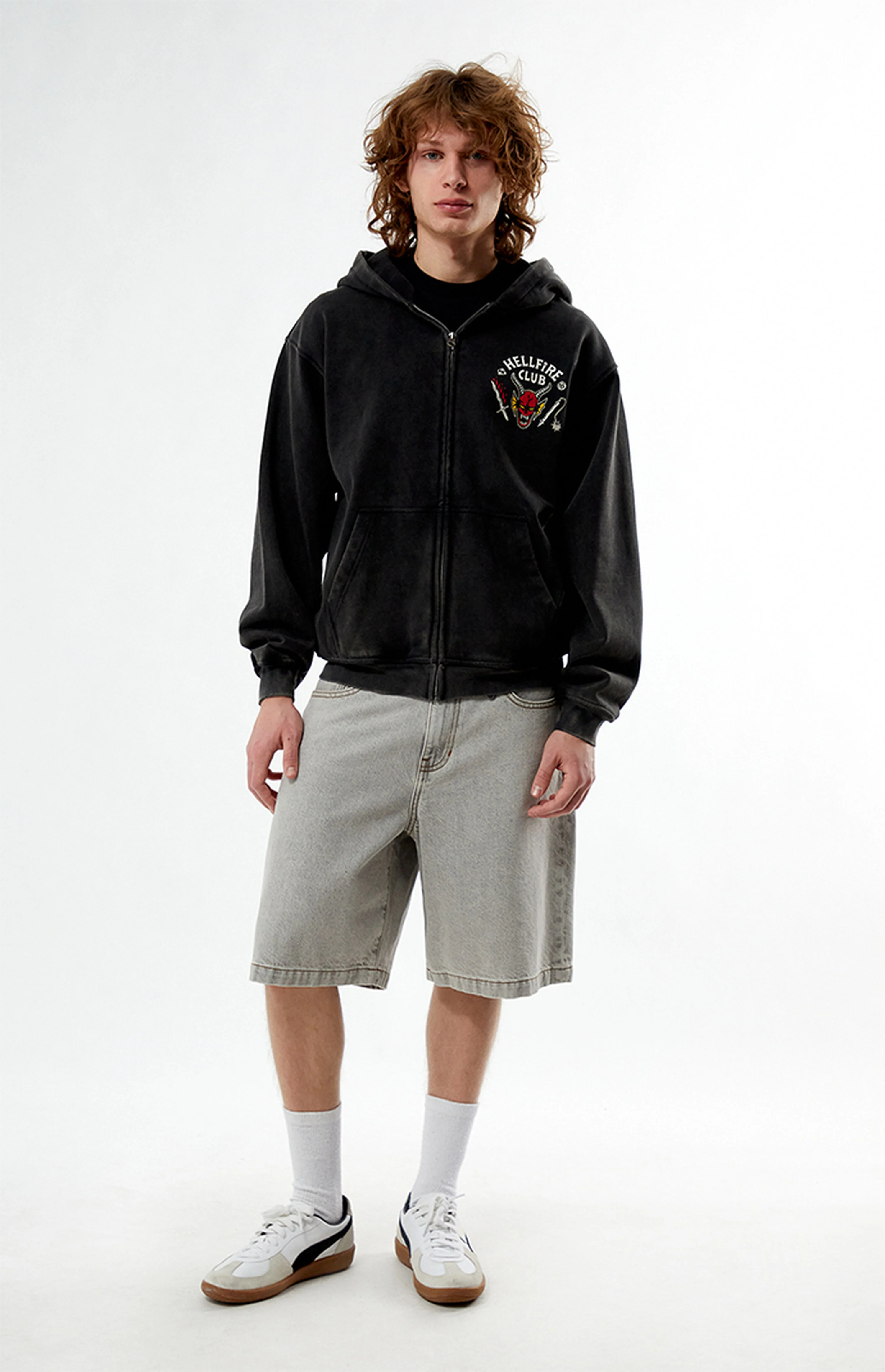 Stranger Things Hellfire Club Zip Up Hoodie