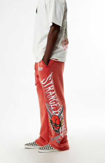 Stranger Things Red Hellfire Club Baggy Sweatpants