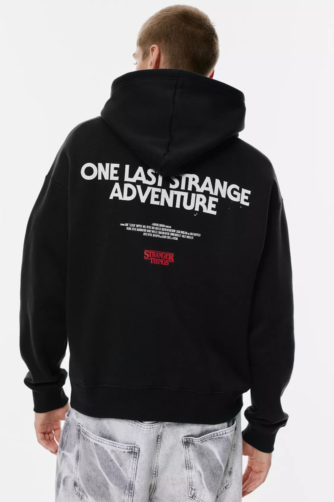Black Stranger Things hoodie