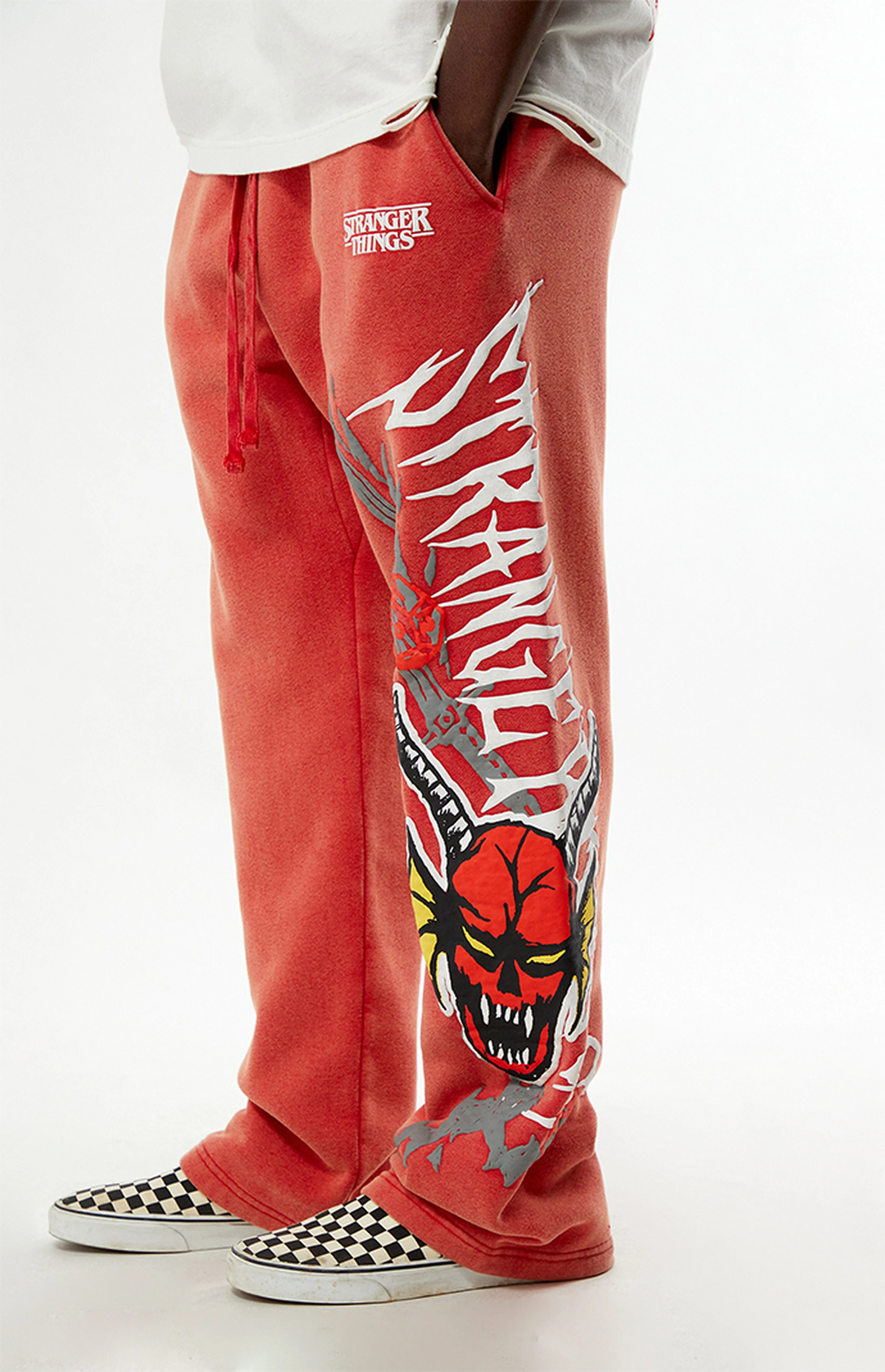 Stranger Things Red Hellfire Club Baggy Sweatpants