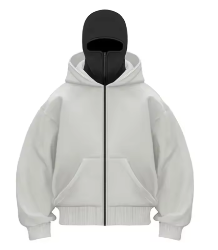 Masked Zipped Hoddies