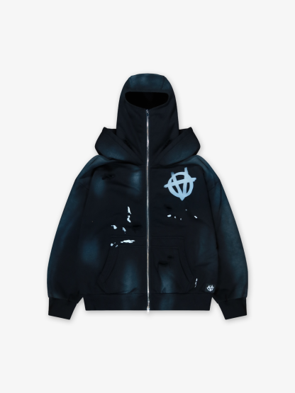 ANARCHAOS BALACLAVA ZIP-UP HOODIE