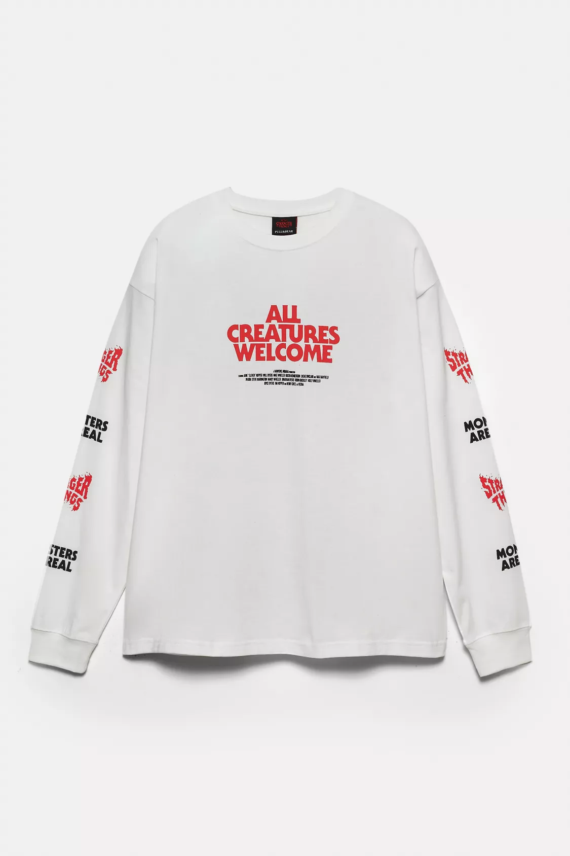 White Stranger Things T-shirt